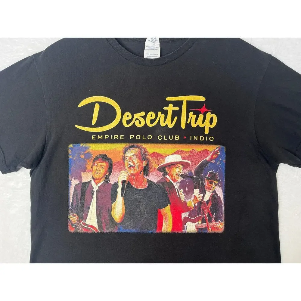 Desert Trip Tshirt RollingStones Bob Dylan Paul McCartney TheWho Neil Young sz M